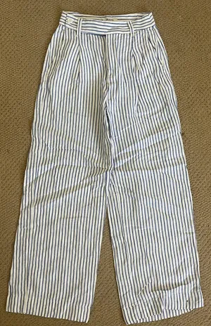 Madewell Striped Linen Pants thumbnail 3