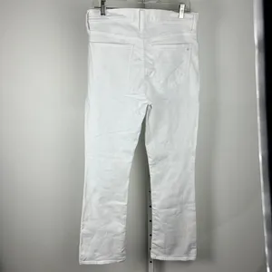NWT Madewell Mid-Rise Kick Out Crop White Jeans Size 25‎ Denim Pants thumbnail 6