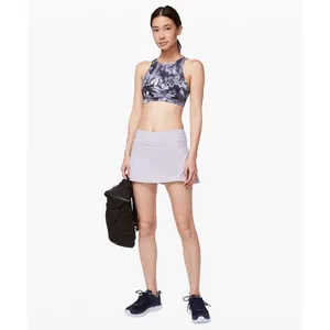 Lululemon Tennis Skirt Skort Womens Play Off The Pleats Golf Silver Lilac Size 6 thumbnail 6
