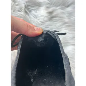 Franco Sarto Maze heeled oxfords in black patent leather and dark grey size 7.5 thumbnail 5