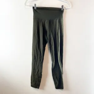 Lululemon Align Pant II Leggings 25" Dark Olive Green 4 thumbnail 4
