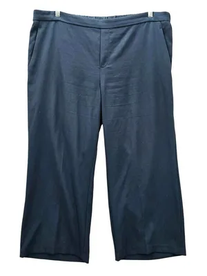 Old Navy Blue Wide Leg Bootcut Pants Bottoms Classic Executive Trousers‎ Plus 20 thumbnail 1