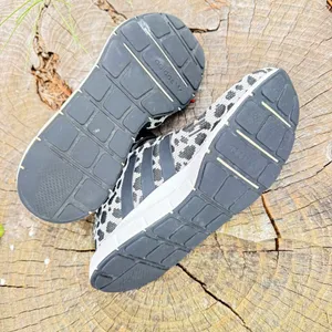 Adidas Swift Run Leopard Black White Womens Running Shoes size 8.5 thumbnail 6