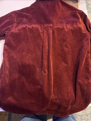 Madewell Corduroy Yorkway Shirt-Jacket Stained Mahogany MShacket Oversized M thumbnail 8