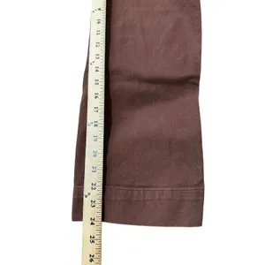 Quince Sz 25‎ Organic Stretch Cotton Twill Wide-Leg Crop Pants Rust Denim #Z6-5 thumbnail 9