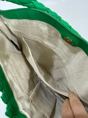 Vince Camuto Green Leather Shoulder Bag thumbnail 7