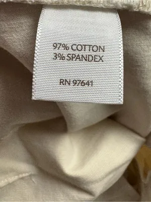 J Jill Corduroy Straight Leg Pants Cream Size 10 Petite thumbnail 7