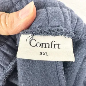 Comfrt Affirmation Straight Leg Sweatpants Size 3XL Midnight Blue Unisex thumbnail 8