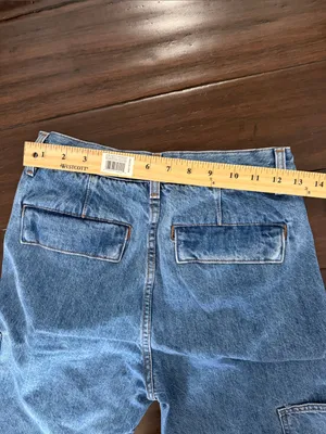 Denim Forum Aritzia The '90s Millie Hi-Rise Cargo Jean Size 25 thumbnail 8