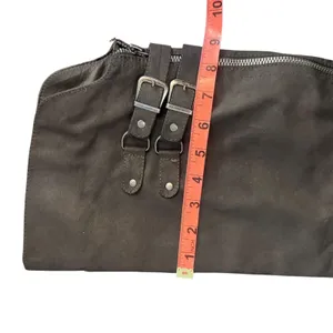 JustFab Carmona Over The Knee Boots Faux Suede Grey Moto Buckle‎ Women 10 Riding thumbnail 5