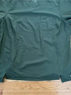 Grey's Anatomy Evolve Sway Tuck-In Top Fern Green size 2XL thumbnail 3