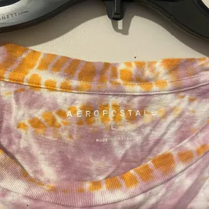 Aeropostale cropped tie dye shirt thumbnail 4