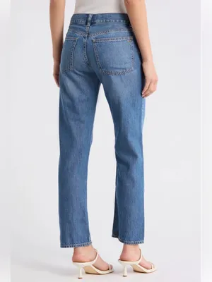 Madewell The Dean Easy Straight Leg Jeans Blue Size 23 thumbnail 3