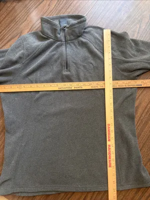 The North Face Women’s Large Gray Half Zip Fleece Pullover thumbnail 5
