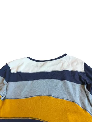 Free People Movement Navy Mustard Colorblock Long Top Shirt Swing Medium Women's thumbnail 10