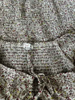 Floral Mini Dress White thumbnail 3
