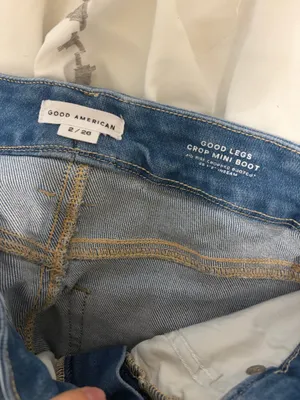 Good American Jeans Crop Mini Boot thumbnail 3