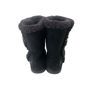 Airwalk Women's Black Fuzzy Snow Boots thumbnail 3