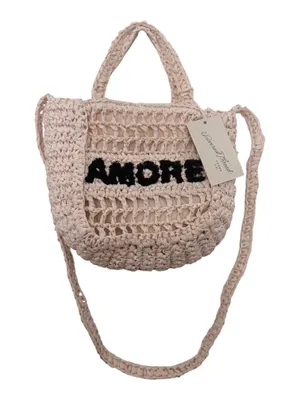 Universal Threads AMORE Crochet Mini Tote in Natural thumbnail 4