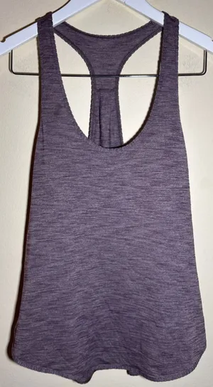 Lululemon Racerback Tank Top Purple Sz 10 PTP 16” thumbnail 1