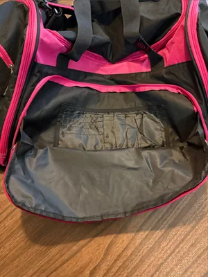 Protege Black and Magenta Duffel Bag thumbnail 8