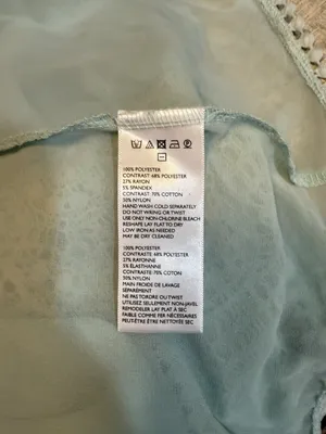 Sheer Crochet Lacey Asymmetrical Delicate Fairy Romantic Airy Tank Top Medium thumbnail 2