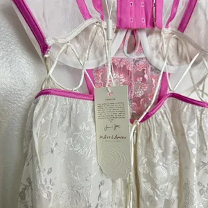 FOR LOVE & LEMONS Festival Floral Slip Dress in White Multi Size XX-Small NWT thumbnail 10
