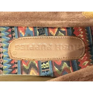 Hush Puppies Boho Ethnic Moccasin Brown Lesther Comfort Loafer 8M thumbnail 5