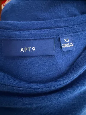 Blue tie front top thumbnail 3