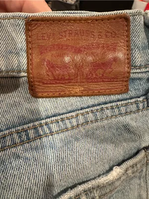 Levis cutoff Shorts Blue Denim Women's 27 thumbnail 10