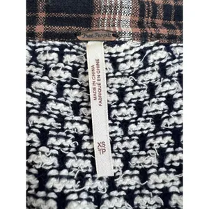 Free People Fireside Nights Plaid Button Down Shirt XS‎ thumbnail 6
