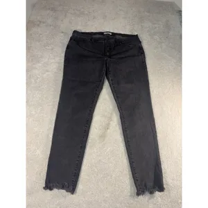 madewell 9in high rise skinny 36 Tall Button‎ Fly Fray thumbnail 3