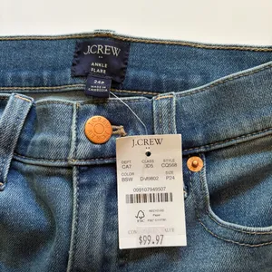 NWT! J.Crew Ankle Flare Jeans- 24 Petite thumbnail 4