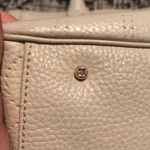 Kate Spade cream pin hole medium tote, 3 pocket‎ thumbnail 4