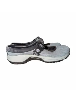 Merrell Encore Mary Jane Mesh Shoes Women's sz 7.5 Blue Flats J66422 Comfort thumbnail 2