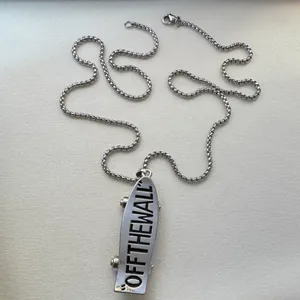 Skateboard Pendant Necklace for Men Women,Streetwear Punk Hip Hop Unisex Style thumbnail 5