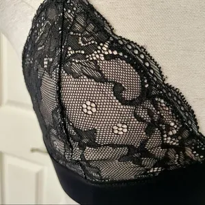 Pure water black lace bra thumbnail 6