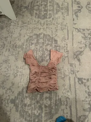 Free People Ruched Square-Neck Tank Top - Dusty Rose thumbnail 3