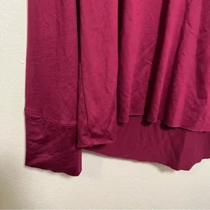 Yoga Smoga Women's Size Large Hoodie Hooded Sweatshirt Pink Berry Soft Stretch‎ thumbnail 6
