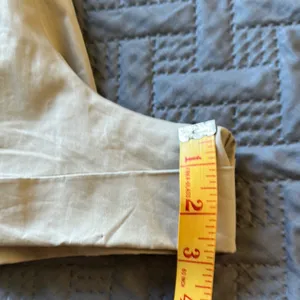 Zara Women's High Waist Beige Shorts thumbnail 7