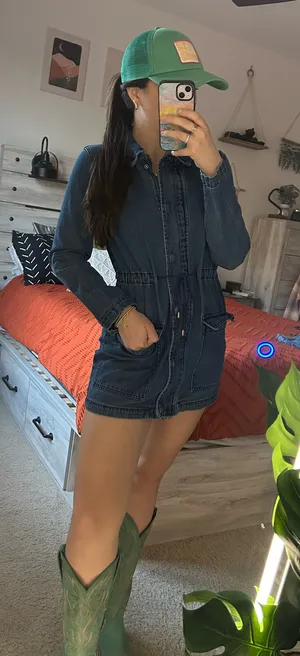 Forever 21 Denim Dress thumbnail 1