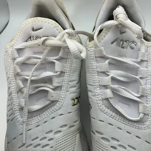 Nike Air Max 270 White Gold Womens Running Shoes‎ Sneakers Size 7 DM3080-100 thumbnail 4