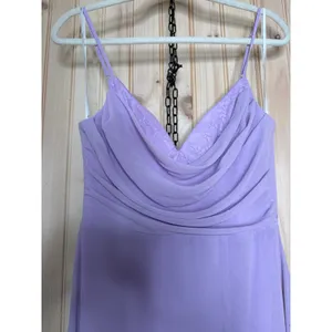 NWT Lulus Notorious Poise Lavender Sleeveless Cowl Neck Maxi Dress Bridesmaid S thumbnail 4