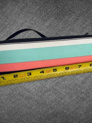 Kate Spade New York Striped Crossbody Bag Navy Pink thumbnail 5