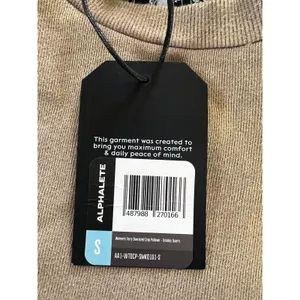 Alphalete Women's Terry Oversized Crop Pullover - Smockey Quartz , Size Small thumbnail 8