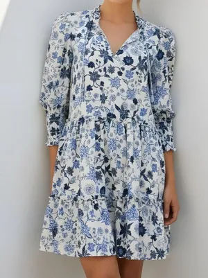 MISA LOS ANGELES Maya Dress, Menara Petals, XS thumbnail 1