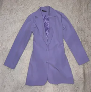 Boohoo Lilac Blazer Dress thumbnail 2