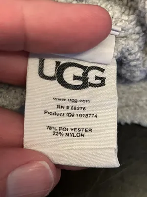 UGG Cardigan Sweater Womens Large Gray Hooded Open Front Chunky Knit Pockets thumbnail 11