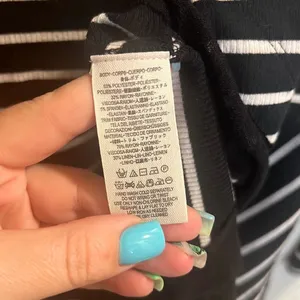 ✨Free People Tangerine Stripe Black Sz Small Top✨ thumbnail 10