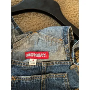 Vintage Union Bay Denim Jeans Bib Overalls Carpenter Blue Mens Size S thumbnail 13